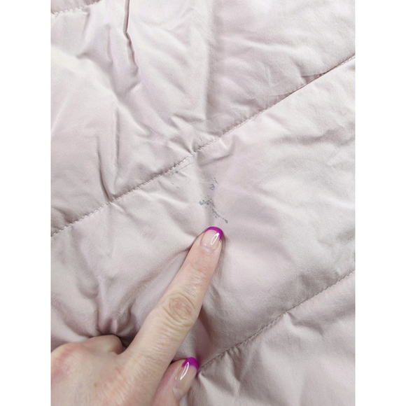 Columbia Full-Zip Puffer Coat Jacket Light Pink Women's Size M No Hood - Picture 4 of 8